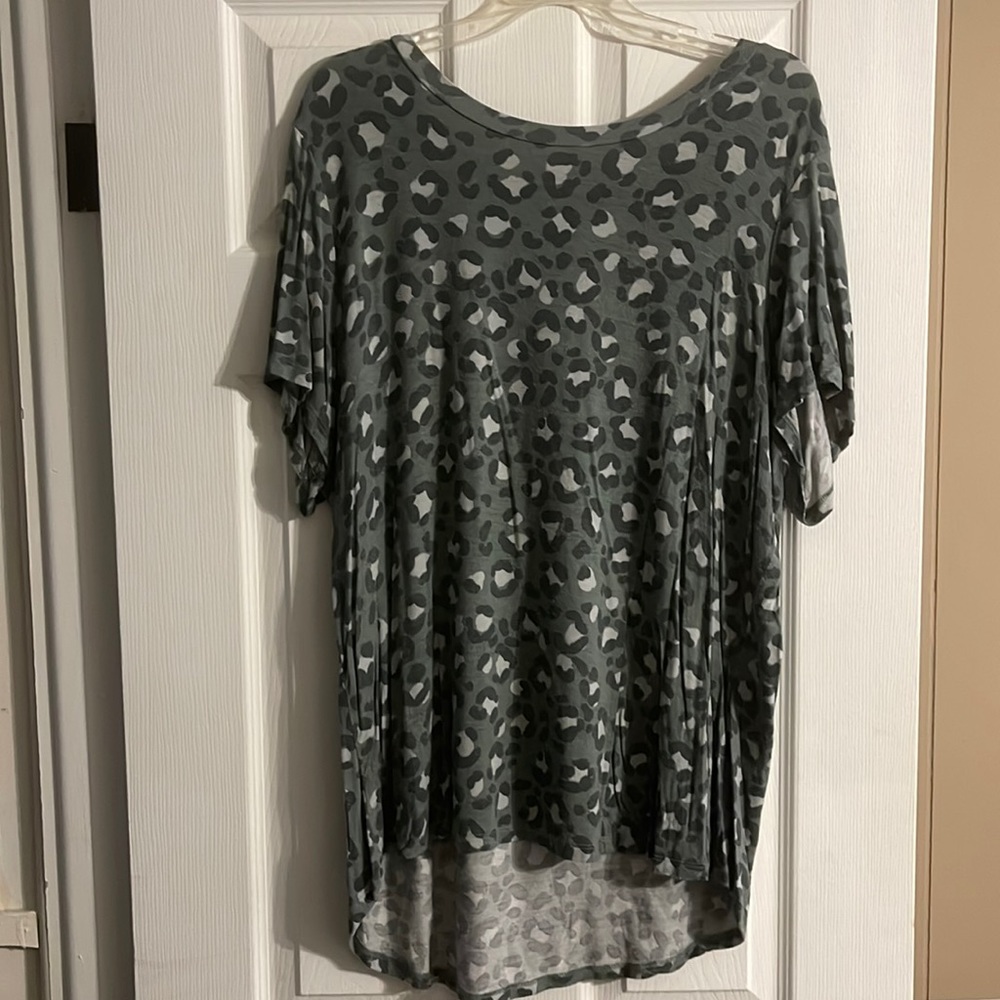 Cheeta shirt. Wore and washed once!